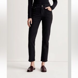 Madewell Women's Black Mid-rise Perfect Vintage Jeans